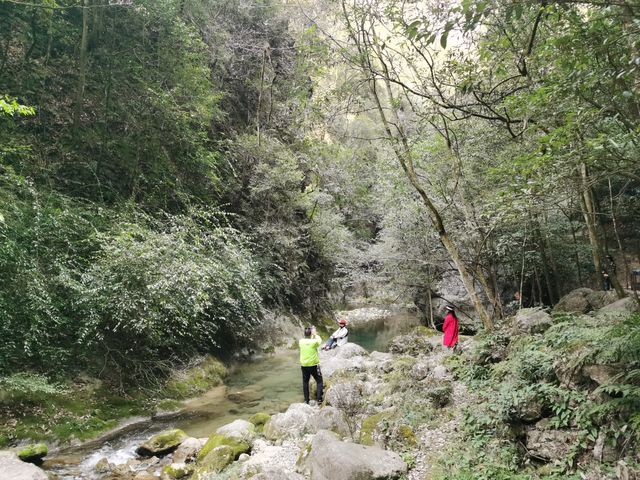中壩大峽谷天然氧吧  陝西石泉縣遊