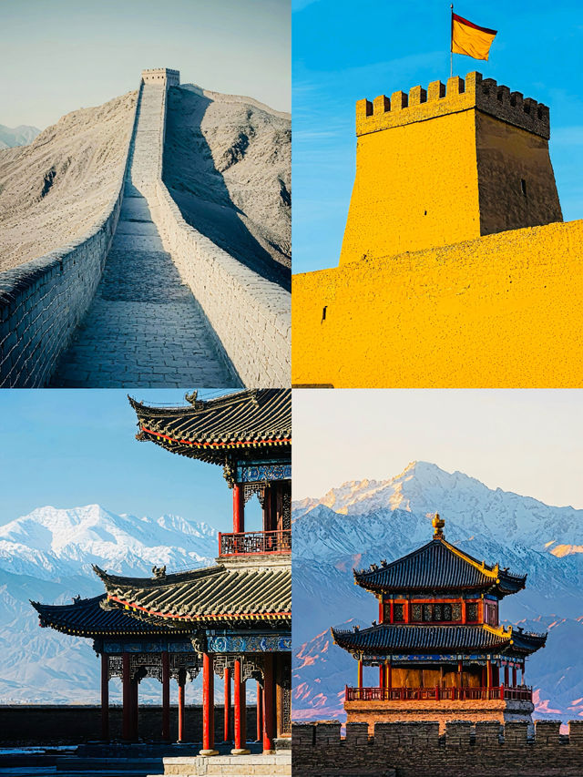 嘉峪關城，歷史悠長，古韻猶存，歲月之痕顯