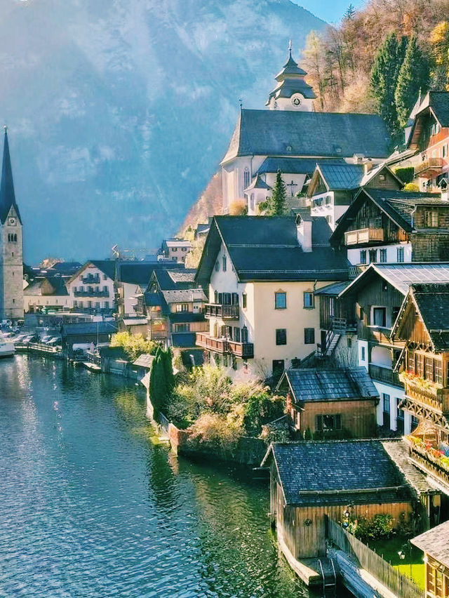 奧地利著名小鎮景點：哈爾斯塔特（hallstatt)，適合拍照打卡、週末閒暇度假地！ 