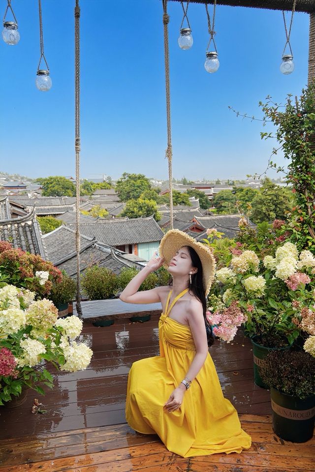 住這樣的客棧，還去什麼觀景台啊…