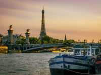 The Eiffel Tower in Paris! 🇫🇷✨
