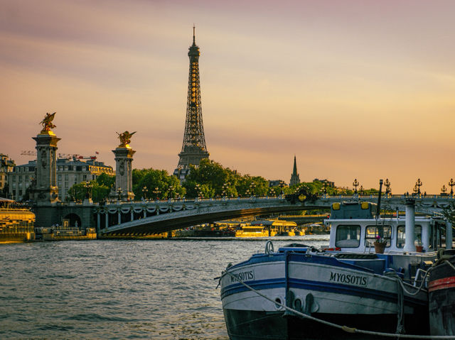 The Eiffel Tower in Paris! 🇫🇷✨