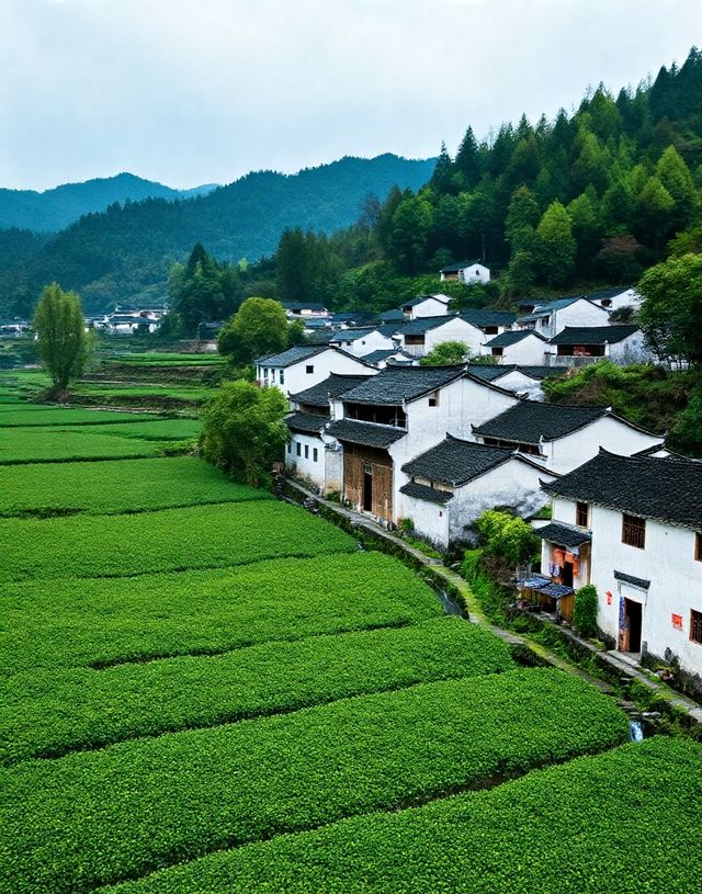 龍井村-茶鄉第一村|梯田茶園錯落有致，群山環抱間茶香彌漫