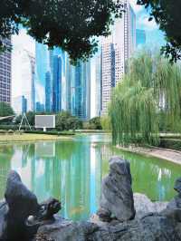 上海陸家嘴中心綠地｜邂逅一片治癒綠洲