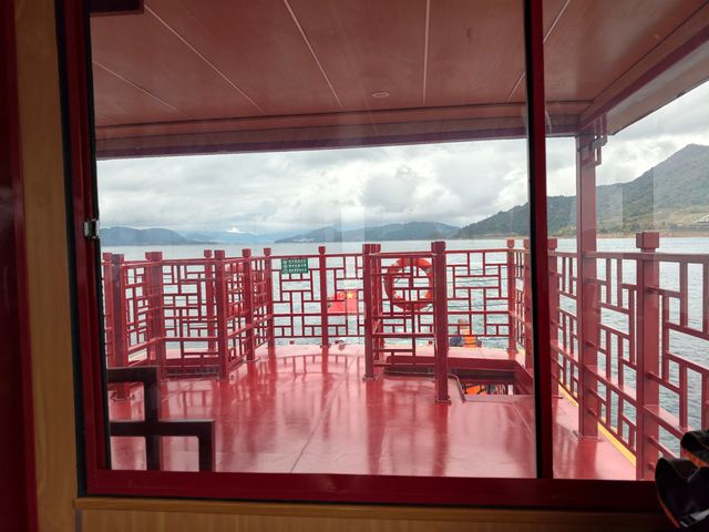 去東江湖白廊乘船觀光也太愜意了吧——湖南郴州