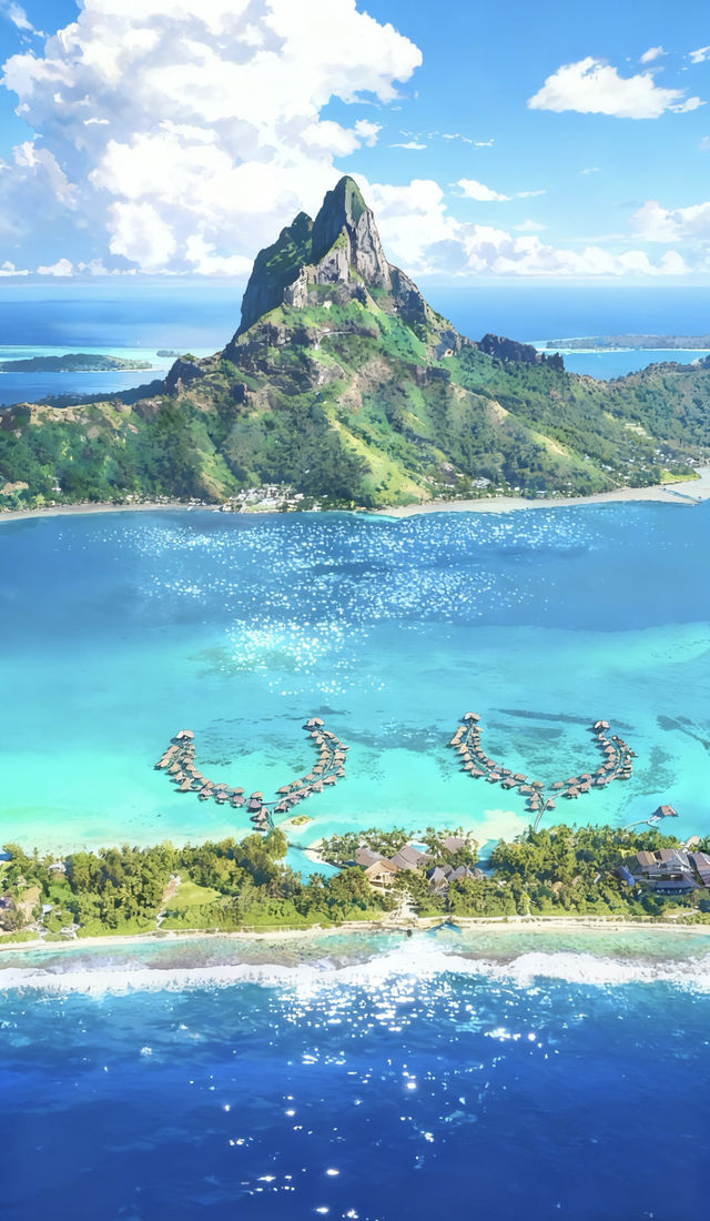 波拉波拉島深度遊｜墜入藍色烏托邦的神仙體驗《動漫版》