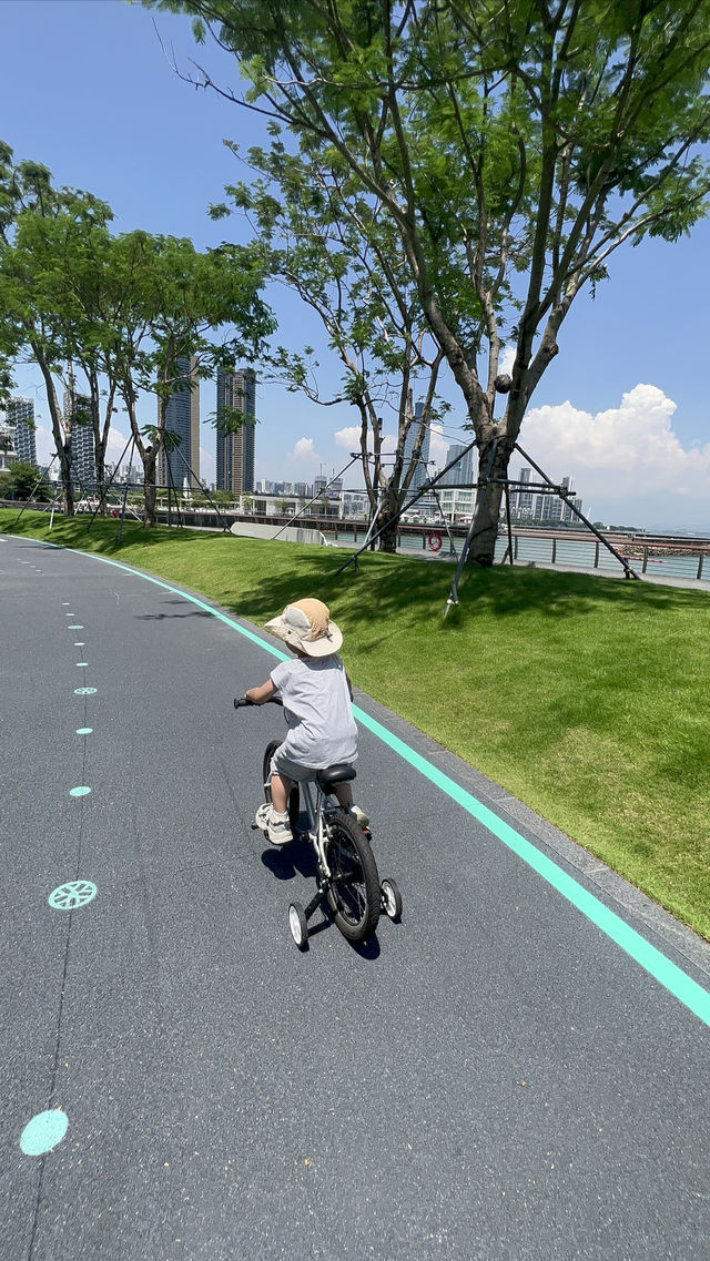 避開人擠人深圳灣親子騎行攻略,新手友好 避開人擠人深圳灣親子騎行攻略,新手友好