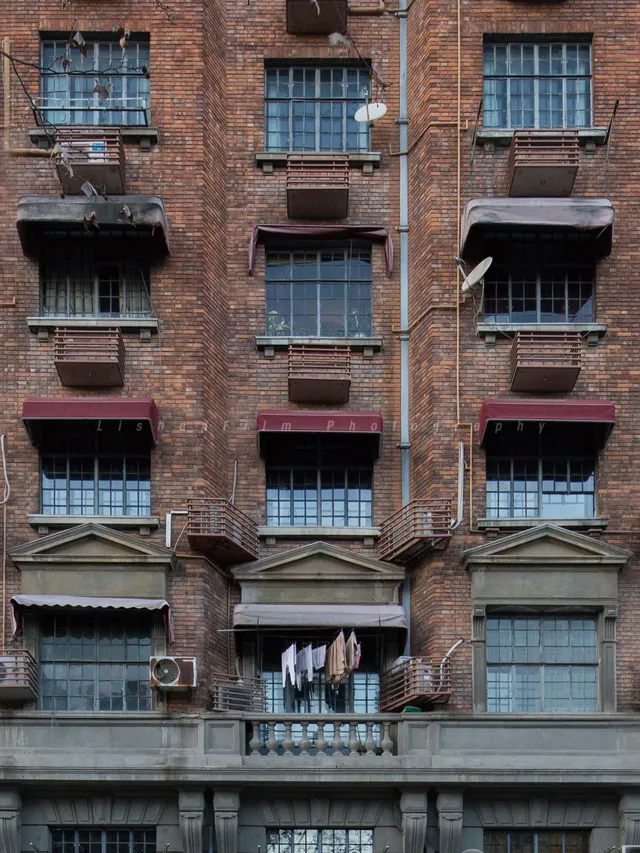 武康大樓-正面和背面 武康大樓-正面和背面