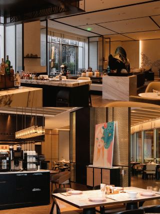 Staying in a Tang-style room in downtown Xi'an, I really have to give this Marriott credit.