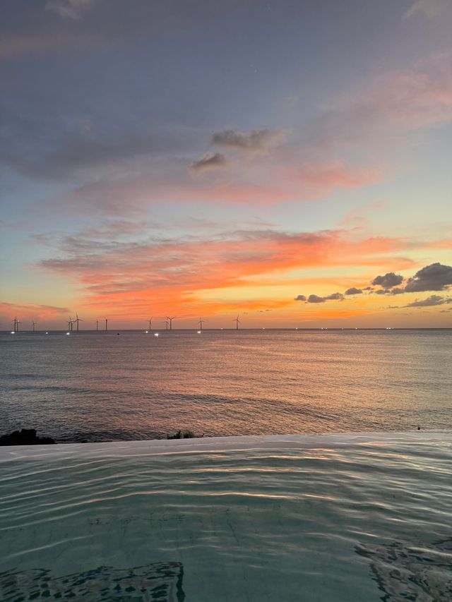濟州島|涯月邑絕美海景度假村,躺看治癒日落