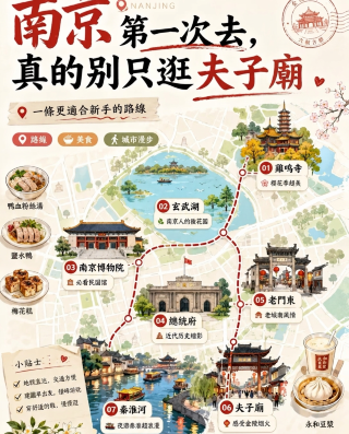 南京一日保姆級攻略｜第一次來金陵，別只逛夫子廟
