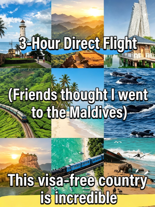     6 days, 2,500 per person! My photos made everyone think I went to the Maldives
