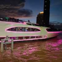 🇹🇭タイ バンコク "夜のリバークルーズ " チャオプラヤー川からの素晴らしい夜景の連続!! 🚢🌃
