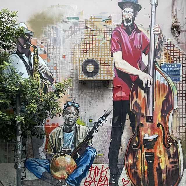 The murals at Athens city