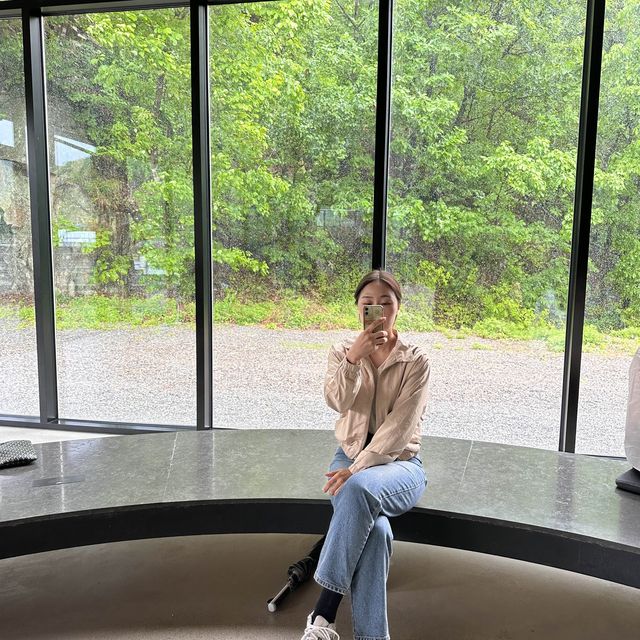 통유리에 풀향 가득한 카페 묵리459🌲🍃