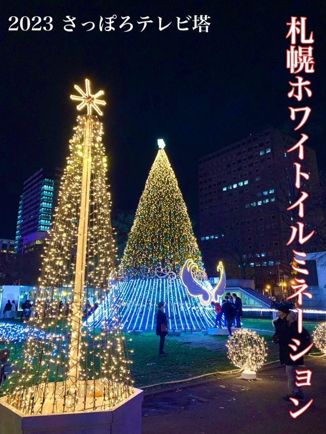 北海道　札幌観光　さっぽろテレビ塔のライトアップが綺麗だぞ！