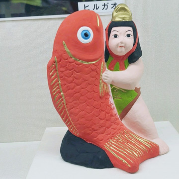 Japanese traditional pottery doll exhibition [Mifukaimaru