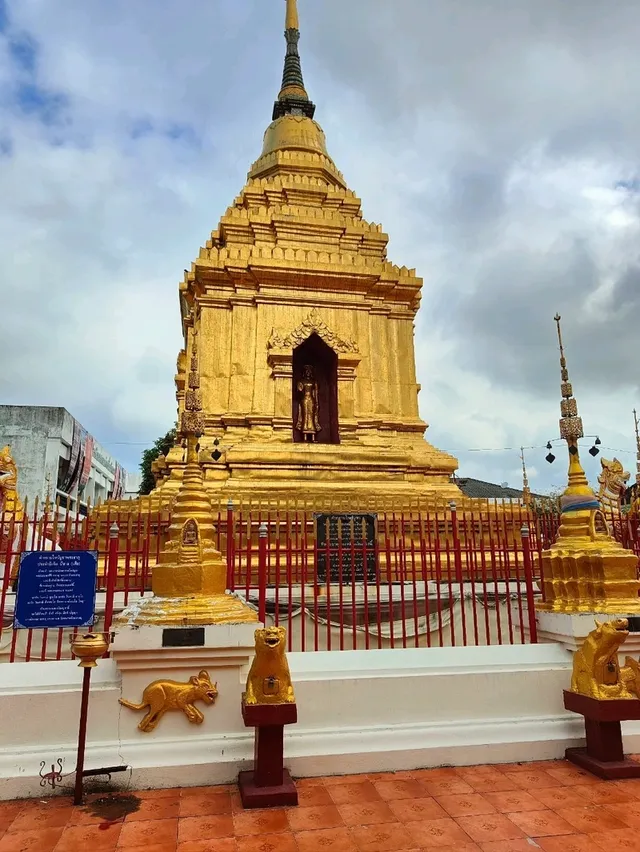 Golden stupa in old city