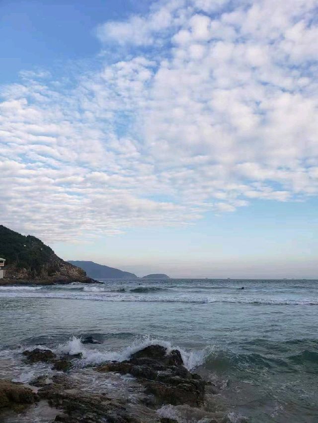 水清沙幼的香港大浪灣