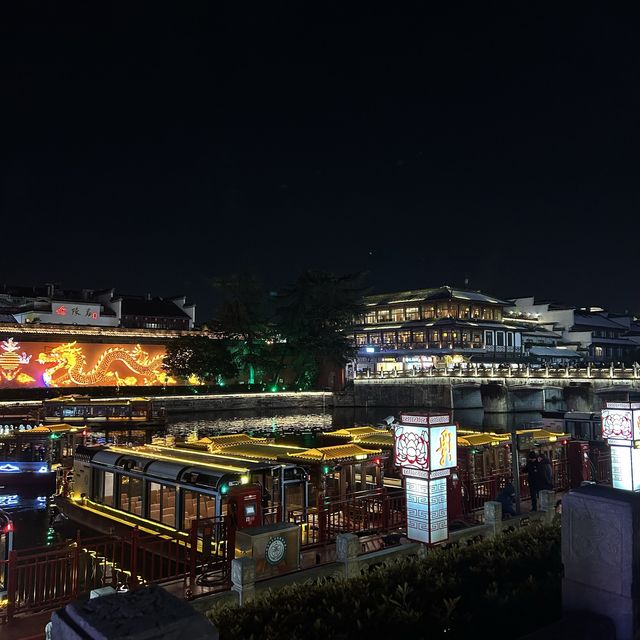 난징 야경명소, 진회강과 부자묘 옛거리✨