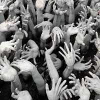 The beautiful of Wat Rong Khun - White temple