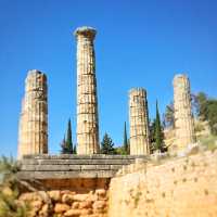 世界遺産のデルフィ古代遺跡