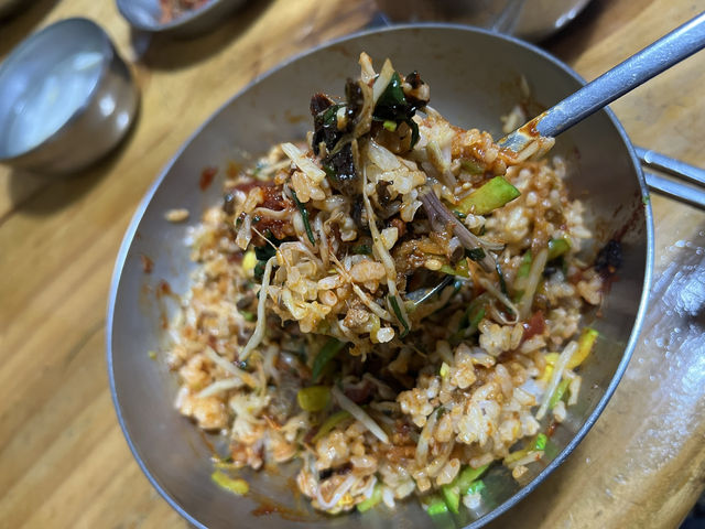 진주중앙시장 육회비빔밥 맛집