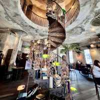 Stepping off the time machine into the Mustang Blu Bangkok