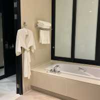 ที่พักมีอ่างน้ำริมน้ำ 🛁 