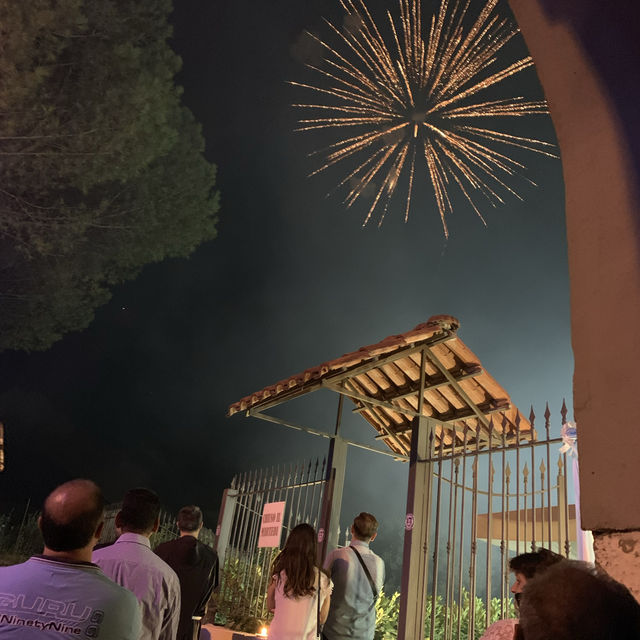 イタリアでみた花火