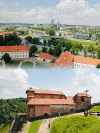 A Summer Afternoon at Vilnius Castle: Panoramic Views of Old Town Charm