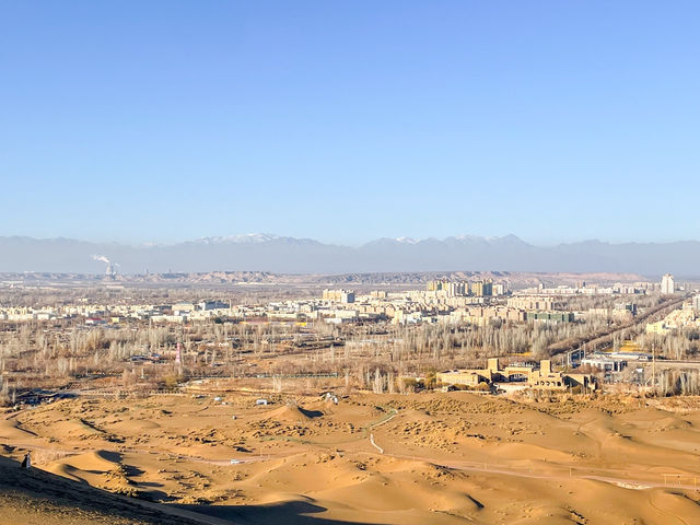 신장위구르 지역 사막투어...库木塔格沙漠景区