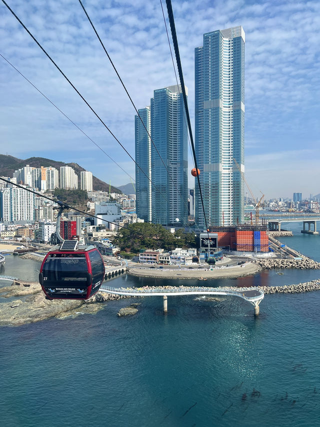 【韓国旅行】釜山 松島／ケーブルカーに乗って海の上を空中散歩