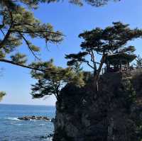 바다와 산 두 풍경을 볼 수 있는 양양 낙산사 