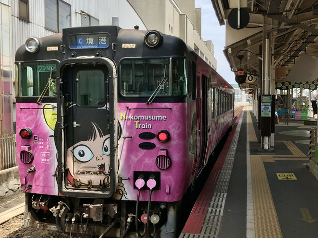 鳥取｜搭妖怪列車 來去境港找ゲゲゲ鬼太郎 