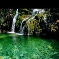 Beautiful walk at Watkins Path Waterfall