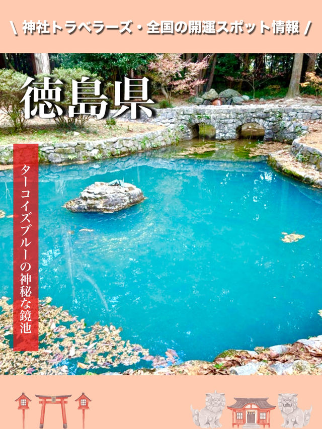 【徳島県】ターコイズブルーの神秘な鏡池