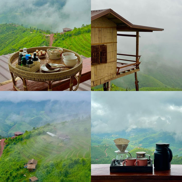นอนที่พักหลักร้อย วิวหลักล้านของจริงงง⛰️💚🍃
