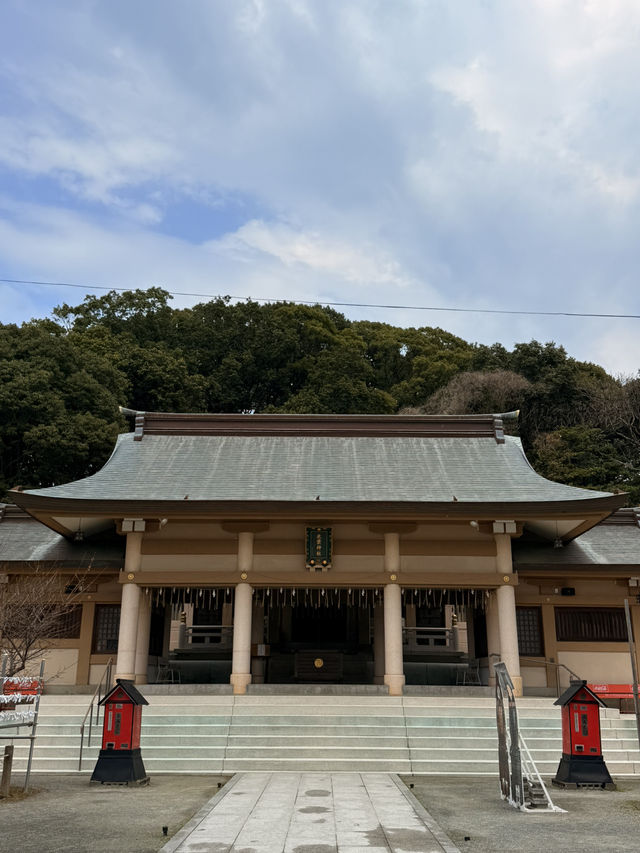 福岡｜唐隋朝遣唐使送別地 光雲神社的巧妙設計投硬幣會有鶴鳴聲