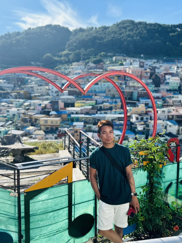 A Colorful Hillside Village