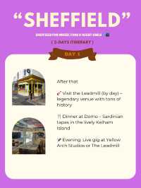 Sheffield for Music Fans & Night Owls 🎶