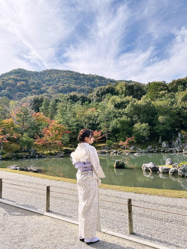 A Day in Arashiyama: Kimono Strolls, Temple Serenity & Tofu Delights🍃