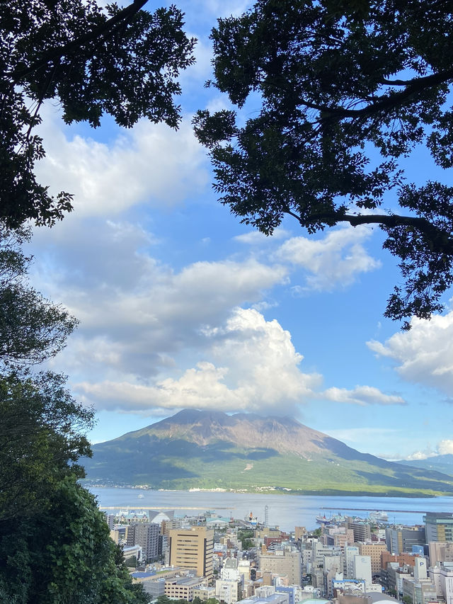 美麗的櫻島火山