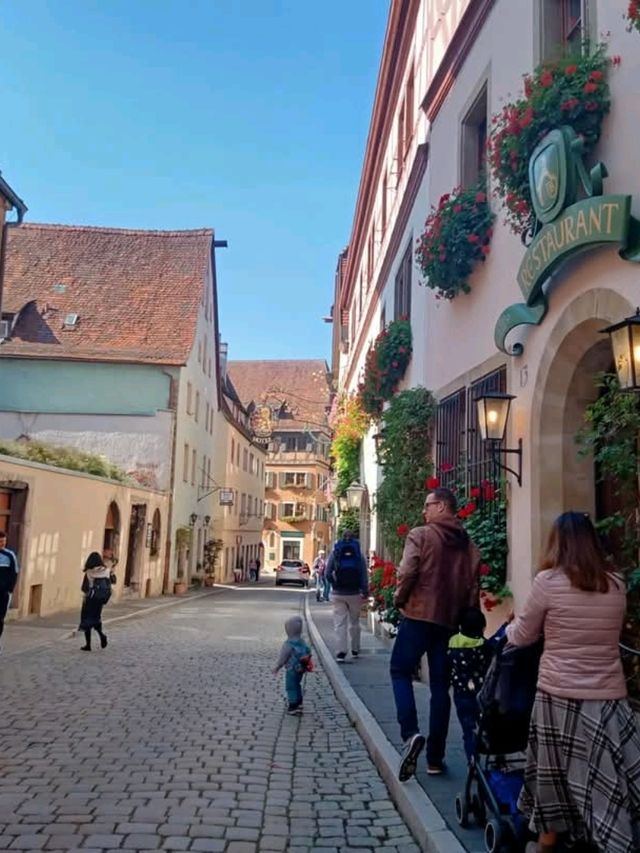 Rothenburg ob der TauberTown, half timber house is here