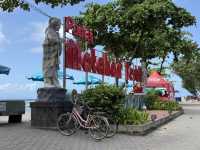 Boarding ferry at Sanur Harbour