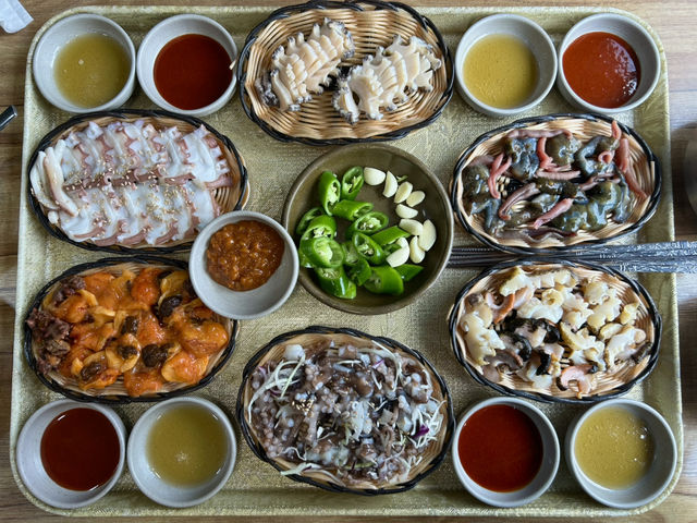 부산 기장 연화리 해녀촌에서 해산물 먹방여행 손큰할매