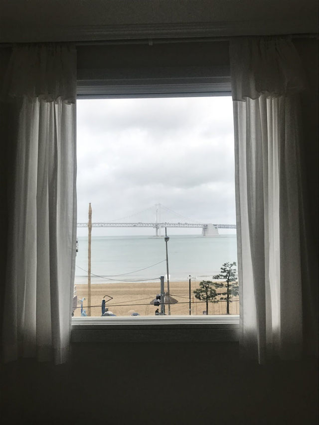 광안리 해수욕장이 한눈에 보이는 초감성 숙소