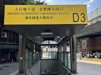 台北-捷運大橋頭D3出口（地下道藝術廊道 × 大稻埕街景故事牆）
