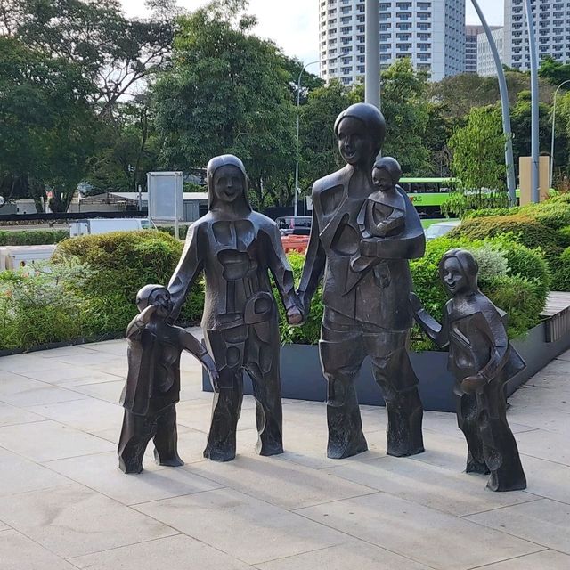 Bronze Sculptures at park 