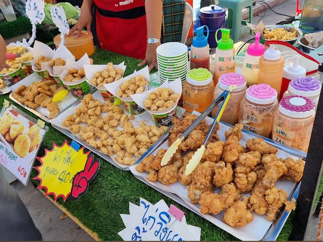 Small market with all in for dinner